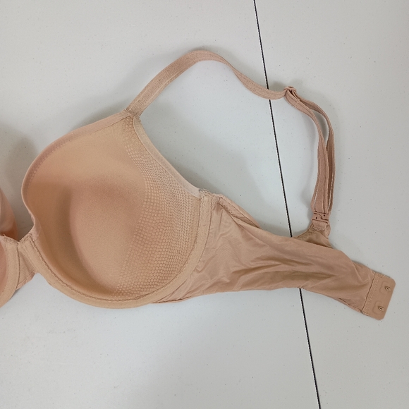 Victoria Secrets Bra 34DD Black Nude Lined Perfect Coverage Soft Logo - Picture 8 of 13